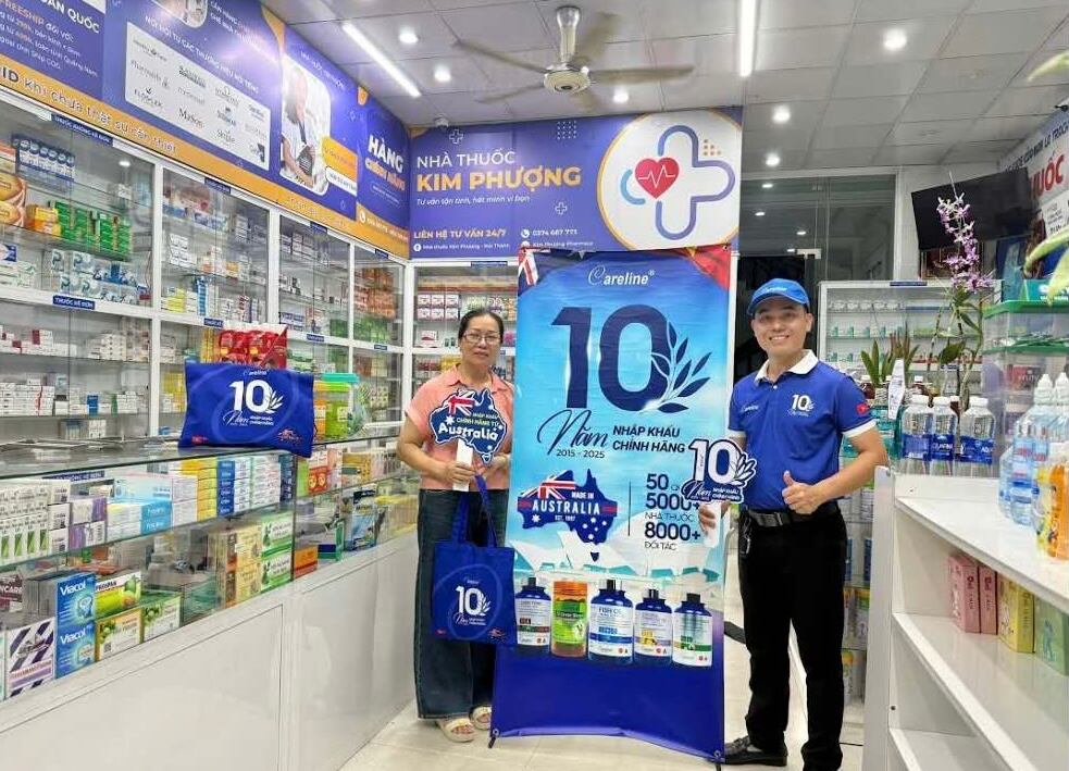 Careline Australia has been selling its health supplements products in Vietnam's independent pharmacies since 2015.