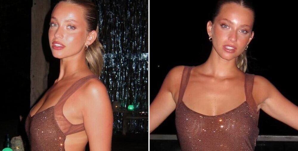 Portuguese Beauty Margarida Corceiro Serves After Hours Glam in Plunging Figure Hugging Gown – Globe Magazine