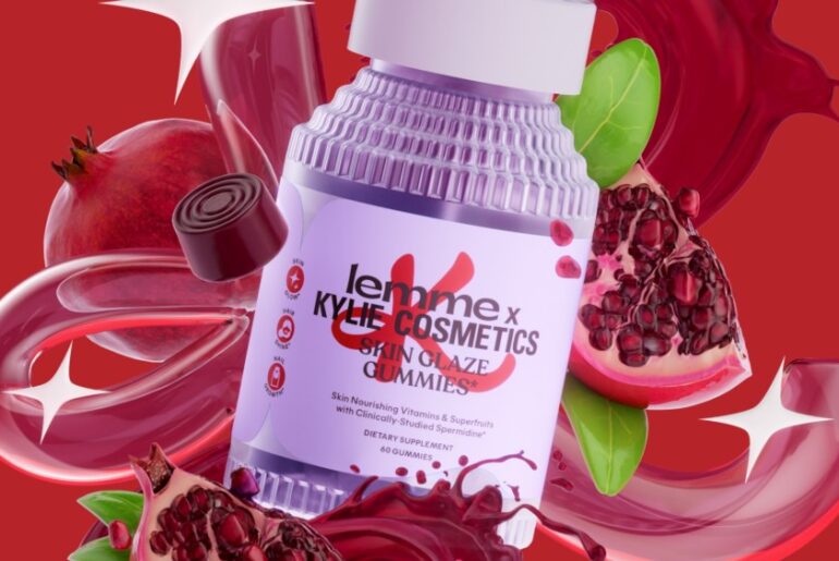 Lemme x Kylie Cosmetics Skin Glaze Gummies.