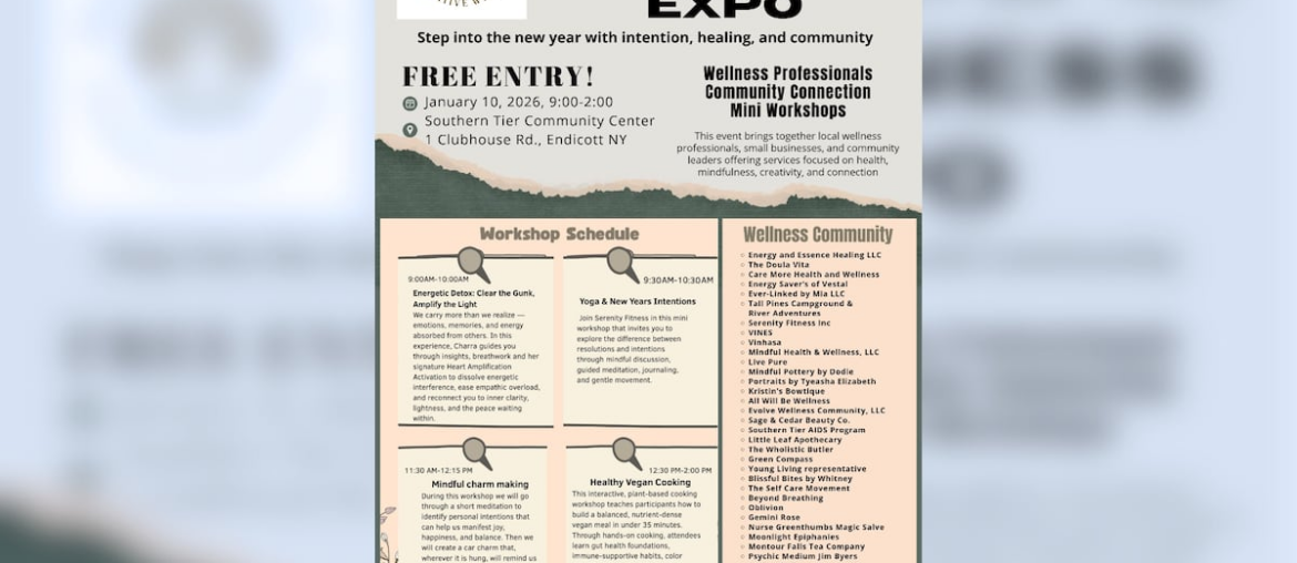 Southern Tier Community Center to host wellness expo