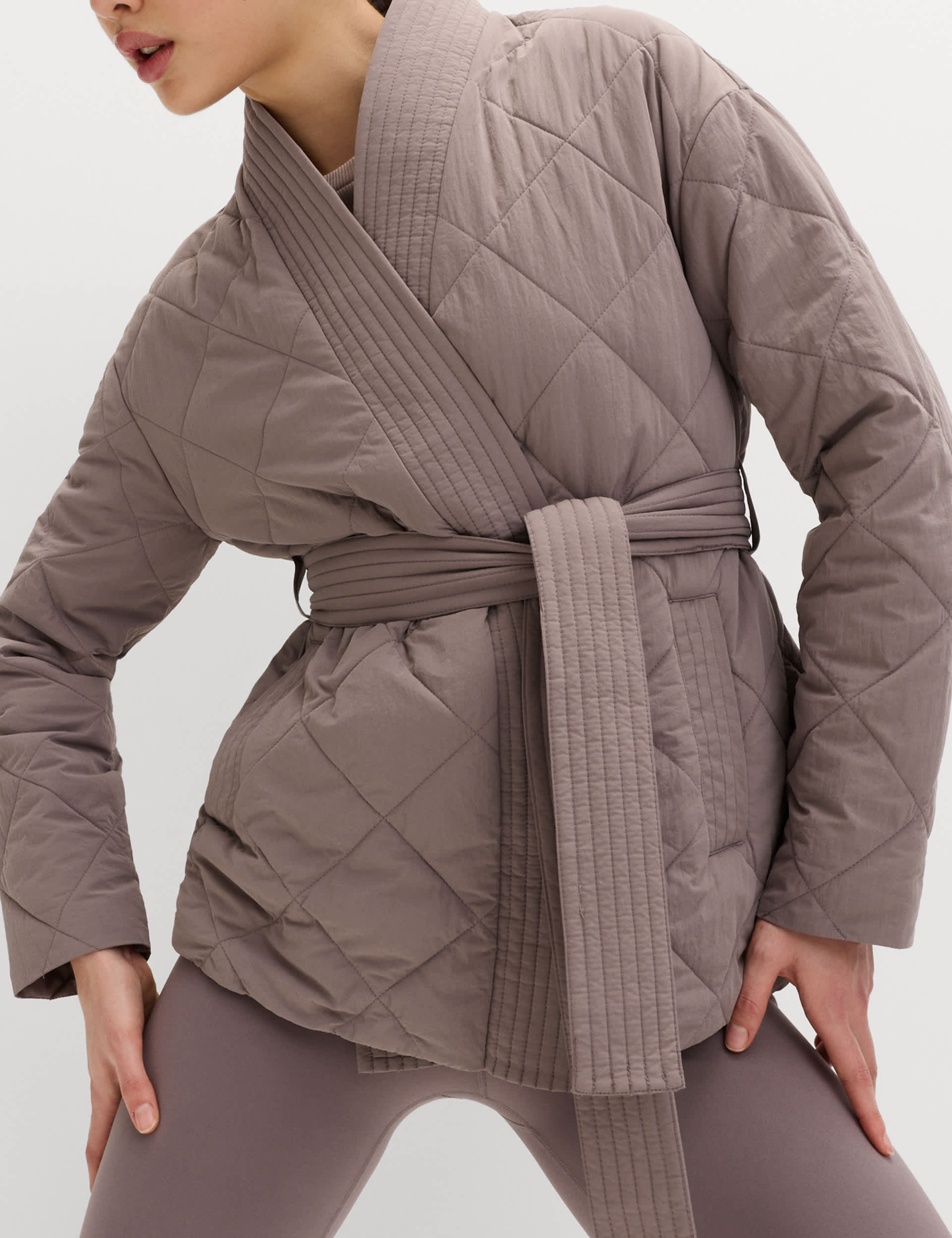 Stormwear™ Quilted Longline Wrap Jacket
