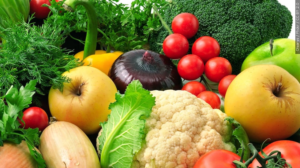 Nutritious fruits and vegetables