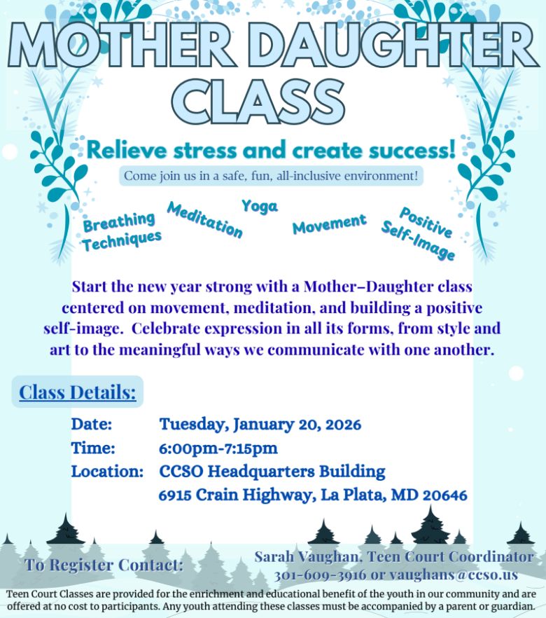 Mother-Daughter Wellness Class La Plata MD