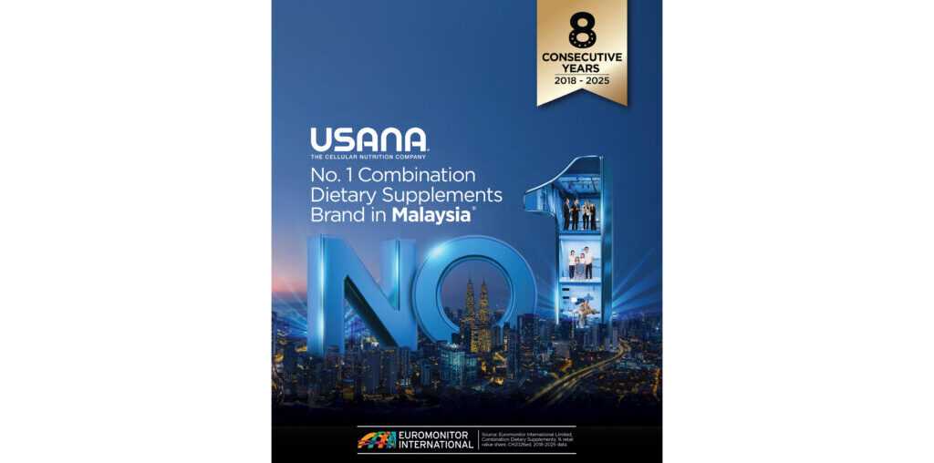 USANA Malaysia Named #1 Combination Dietary Supplements Brand by Euromonitor International