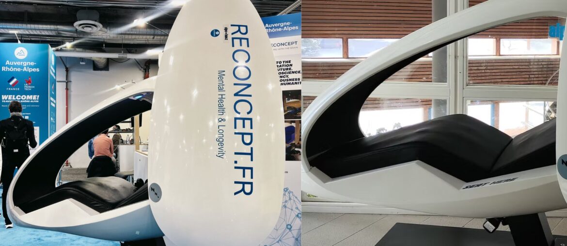 Zero-gravity wellness pod helps combat military stress