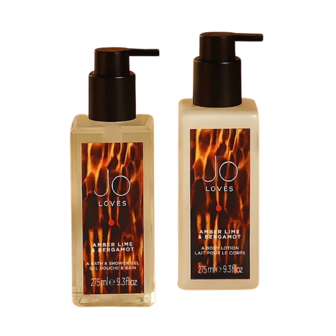 Jo Loves Amber Lime and Bergamot Bath & Body Collection
