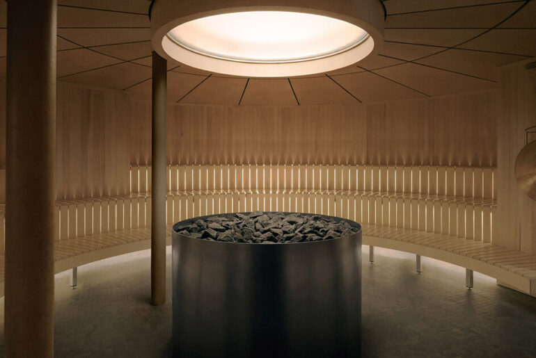 aesop and recess open montreal bathhouse as designer's dream space