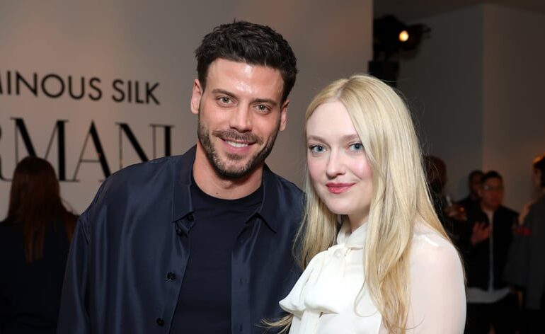 Francois Arnaud Hangs Out with Dakota Fanning & True Whitaker at Armani Beauty Event in L.A.