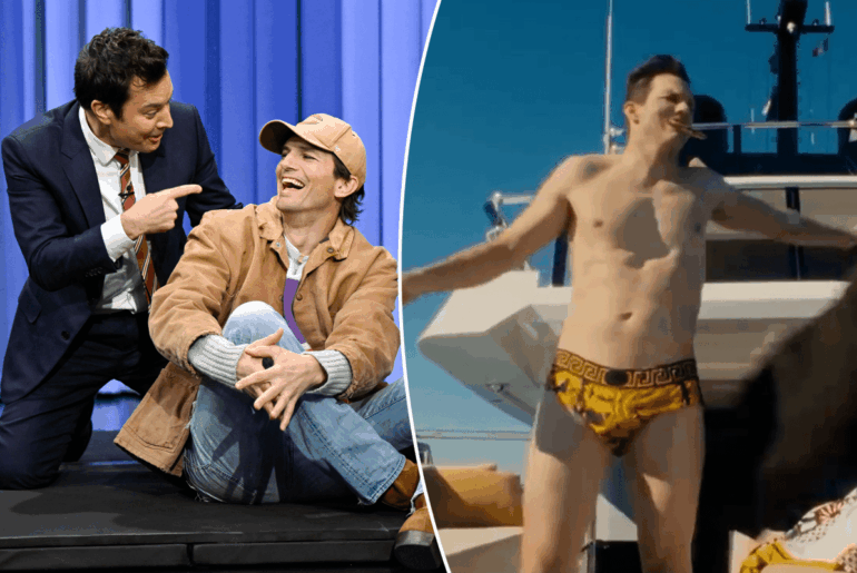 Ashton Kutcher’s most unhinged ‘The Beauty’ press tour moments