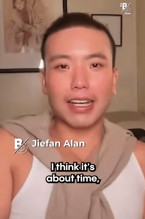 TikTok video of a man saying "I think it's about time."