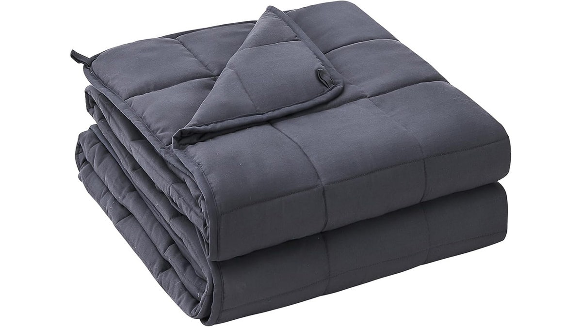 Weighted blankets help ease anxiety that comes from the winter blues.