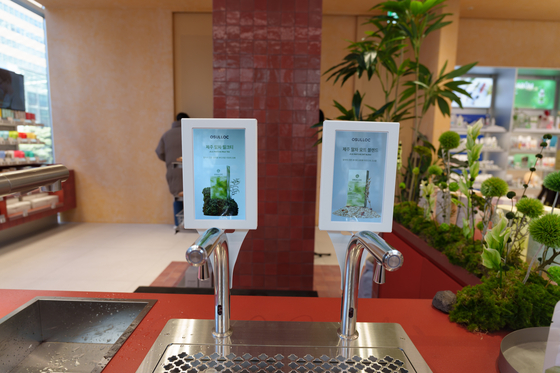 An Olive Better store in Jung District, central Seoul, on Jan. 29, a day ahead of its official opening. Olive Better is Olive Young's new wellness-focused brand. [CHO YONG-JUN]