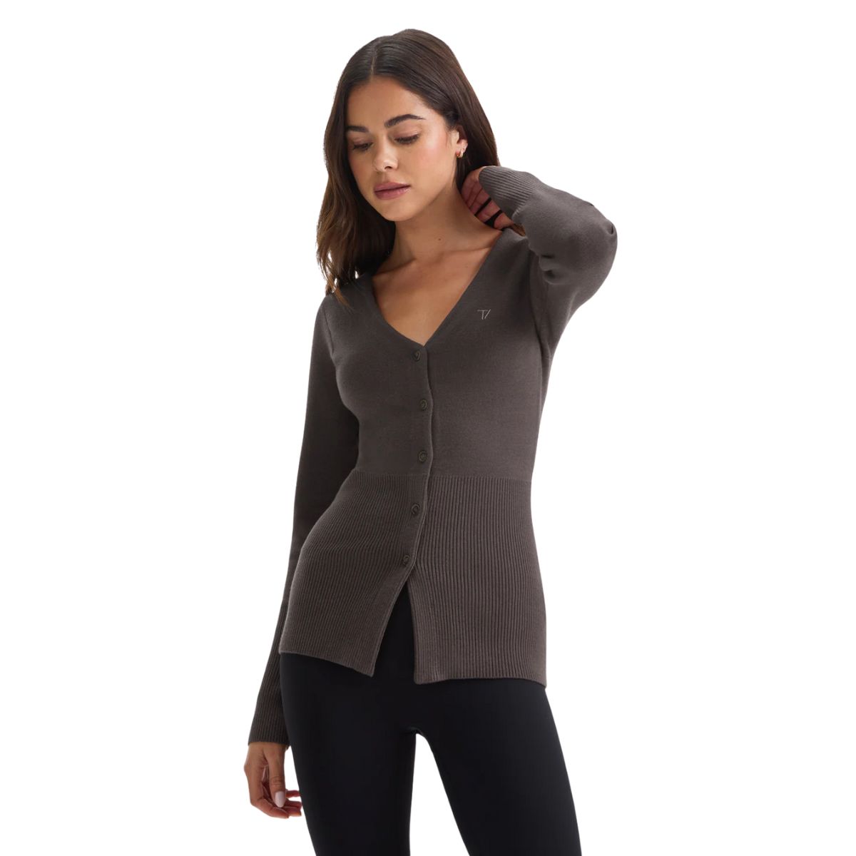 TALA Knit-Waisted Cardigan