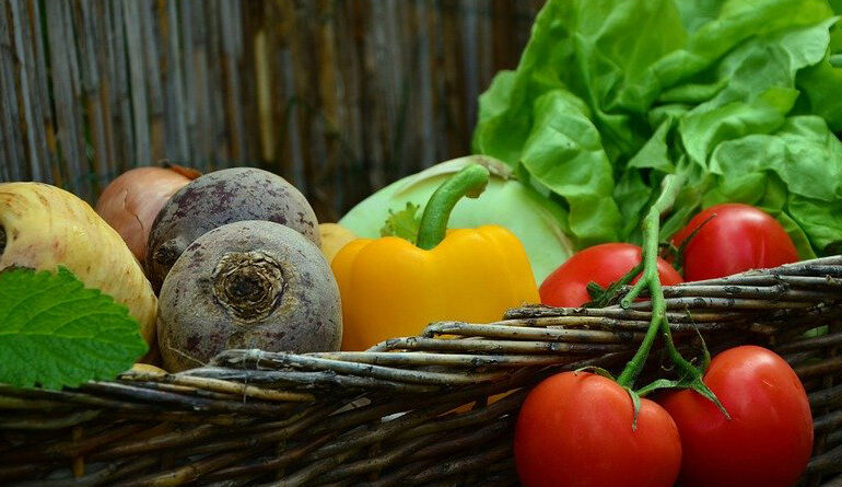 Vegetables Tomatoes Vegetable Basket Salad Garden