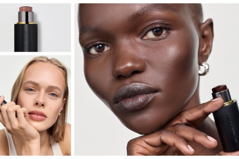 Models showing Westman Atelier's Face Trace Contour Stick