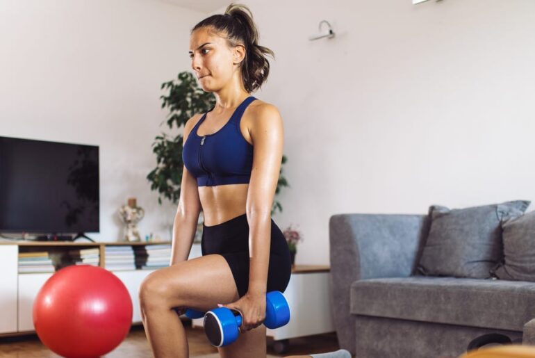 Improve your body composition with this 35-minute lower-body and core workout