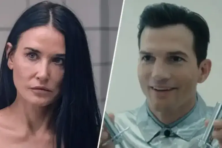 Ashton Kutcher Compares ‘The Beauty’ to ‘The Substance’