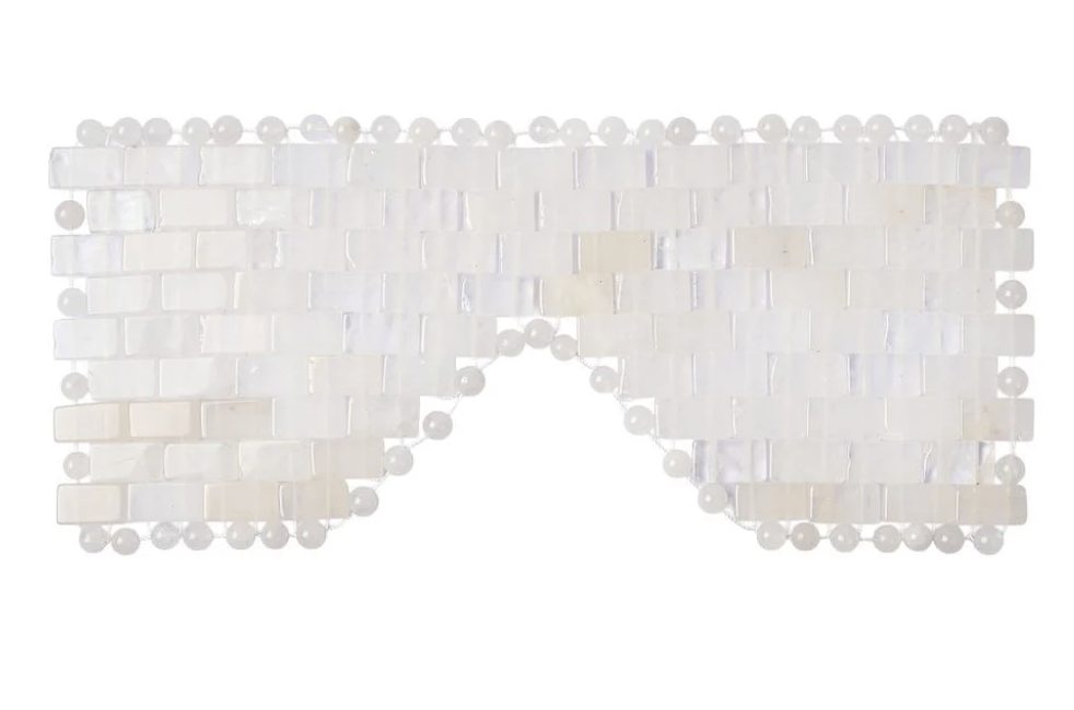 Clear Quartz Crystal Eye Mask