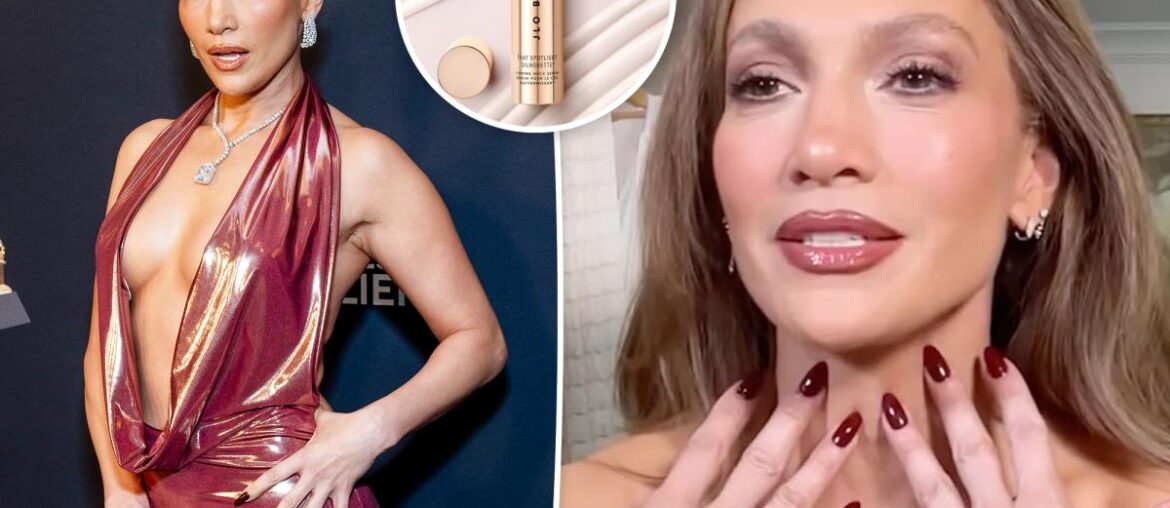 Jennifer Lopez's JLo Beauty launches new firming neck serum