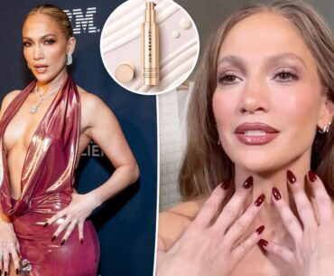 Jennifer Lopez's JLo Beauty launches new firming neck serum