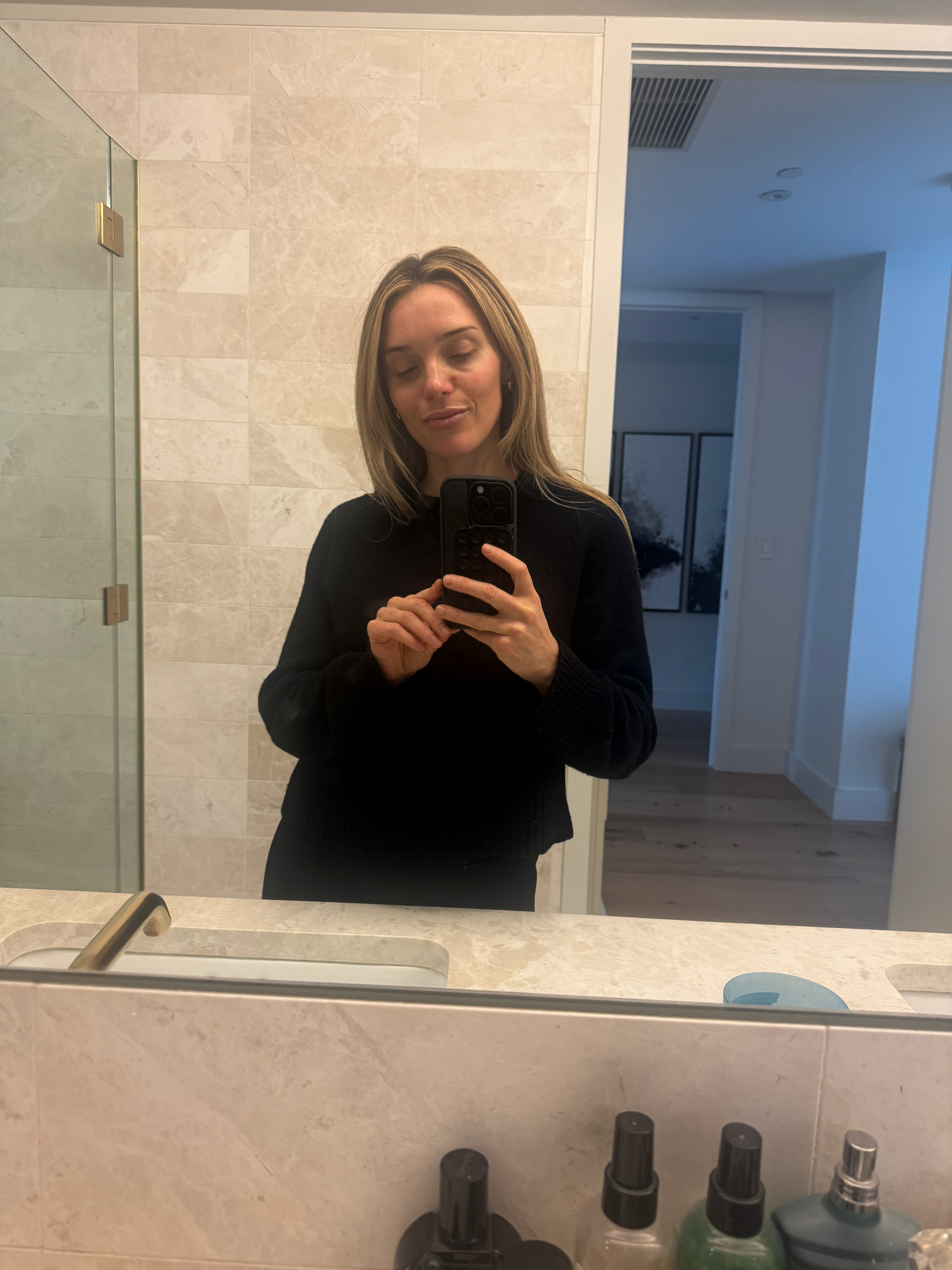 amy louise bailey before, directly after, and 30 minutes after her clear and brilliant