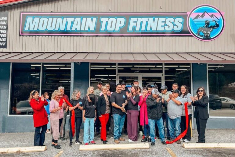 Ribbon Cutting for Mountain Top Fitness in Spruce Pine