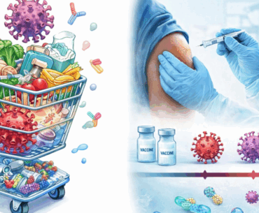 How the Order of Infection and Vaccination Shapes Immunity