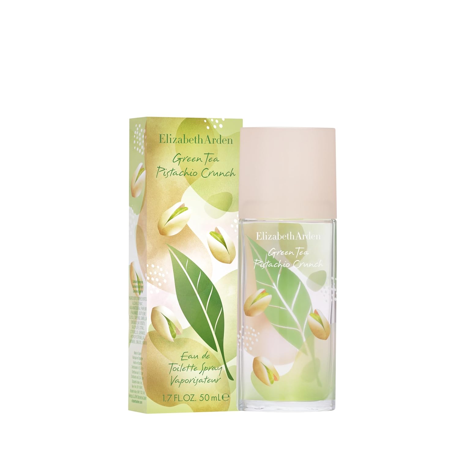 Elizabeth Arden Green Tea Pistachio Crunch Eau De Toilette, Women's Perfume With Notes of Pistachio, Green Tea & Vanilla Bean - Citrus & Gourmand, Edt Spray