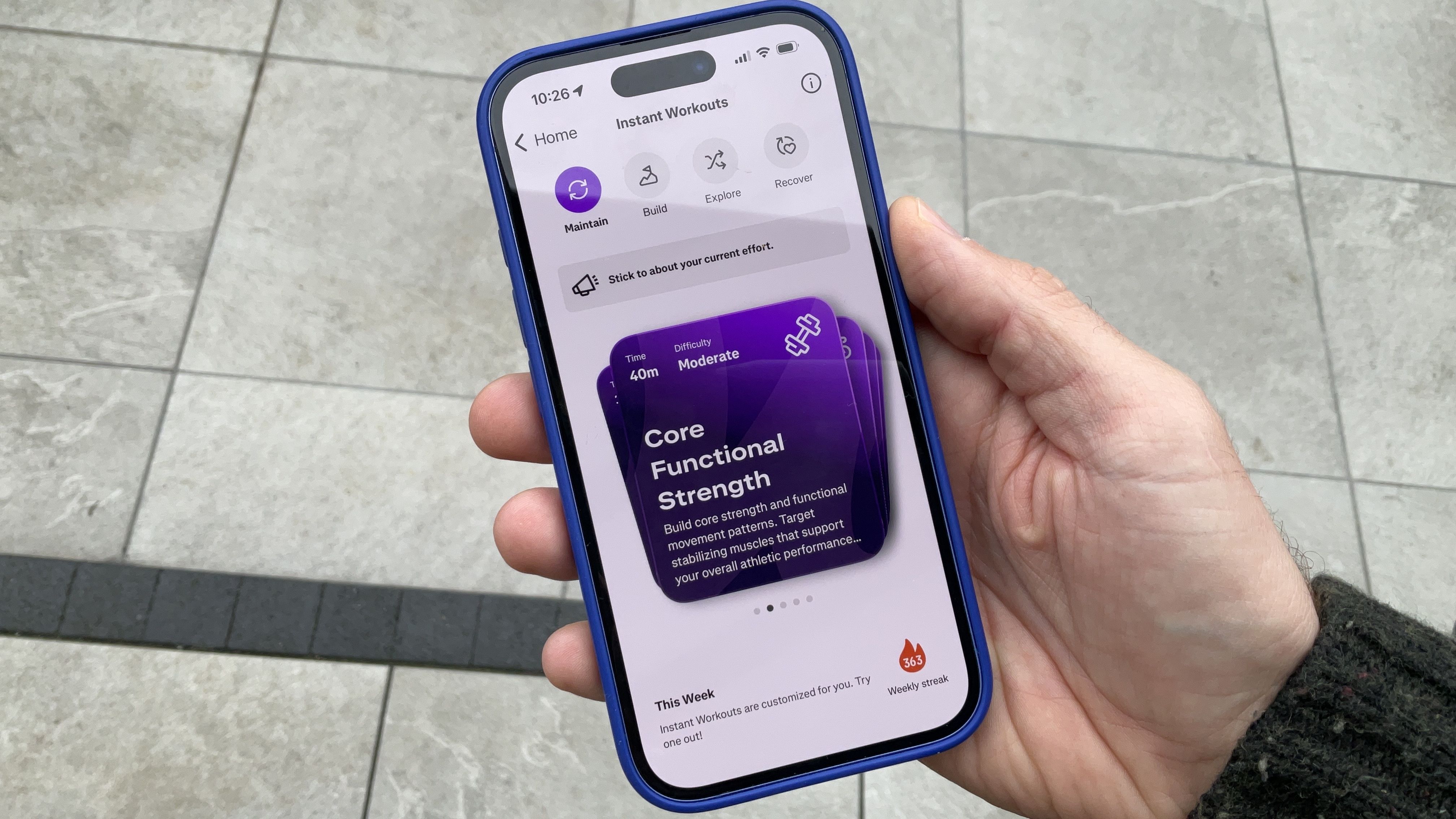 Strava Instant Workout