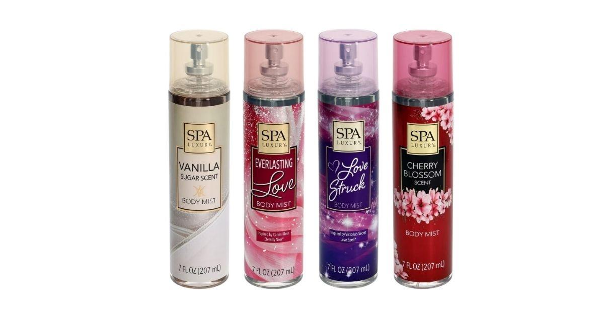 spa luxury body mist