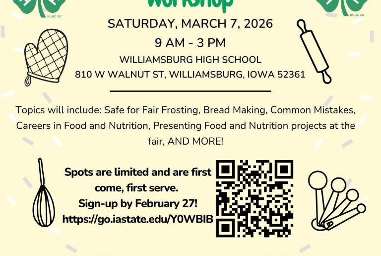  Regional Food and Nutrition Program Workshop to be Held March 7th 