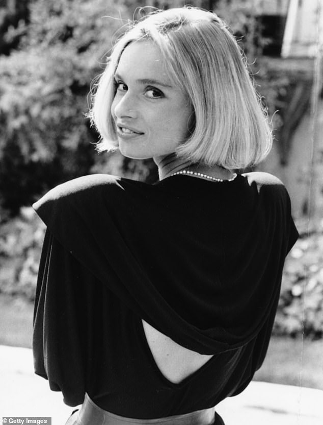 'You don't go walking around thinking, "Oh I'm beautiful!", Maryam d'Abo said. The actress is pictured in 1986