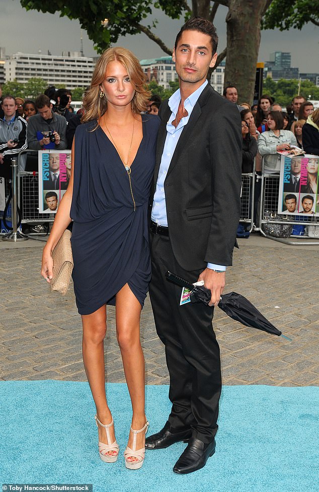 The Daily Mail revealed on Monday that the Made In Chelsea star, 36, has separated from Hugo, 39, after seven years of marriage and welcoming two children (pictured in 2011)