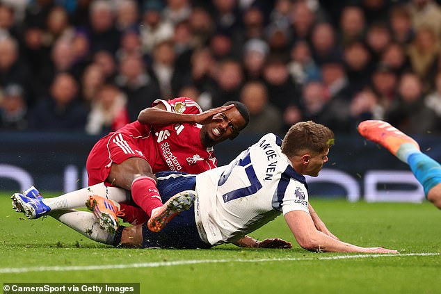 Alexander Isak suffered the injury while scoring for Liverpool against Tottenham in December