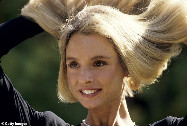 Maryam d'Abo will be forever remembered as the fresh-faced Bond beauty in The Living Daylights. Ms d'Abo pictured during its filming in 1986