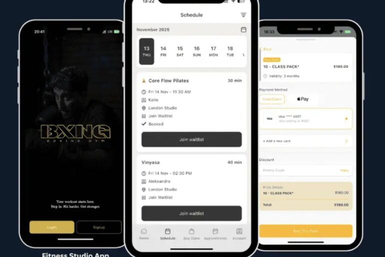 StudioGrowth Launches Custom Branded Mobile Apps for Fitness, Pilates, and Yoga Studios, Bringing Enterprise-Level Technology to Boutique Studios at a Fraction of the Cost