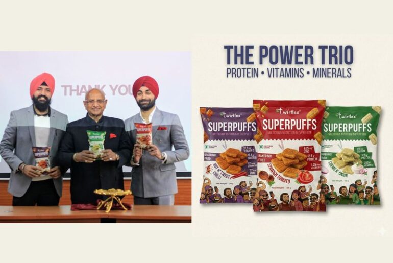 Twirtles launches Superpuffs, India's first protein chips fortified with vitamins and minerals