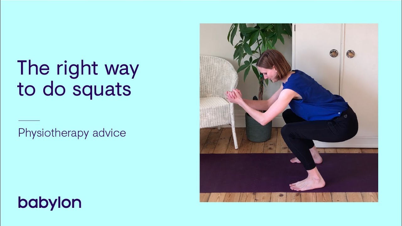How to Do Squats Correctly [Exercise At Home] - YouTube