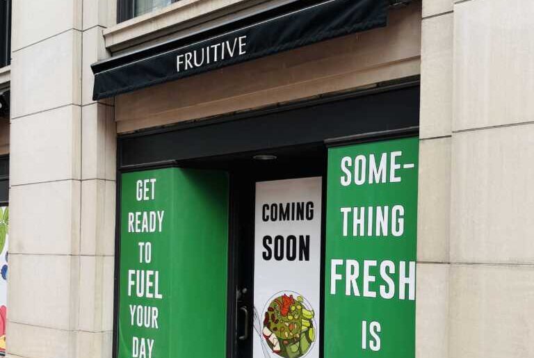 Fruitive opening today in Penn Quarter – Get a Free Avocado Toast and a Ginger Immunity Shot