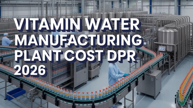 Vitamin Water Manufacturing Plant DPR 2026: Investment Cost,