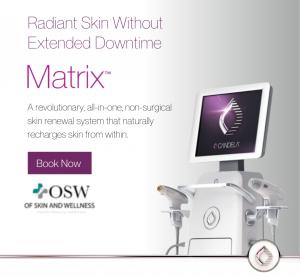 Matrix RF microneedling device at Of Skin and Wellness medical spa in High Point, North Carolina.