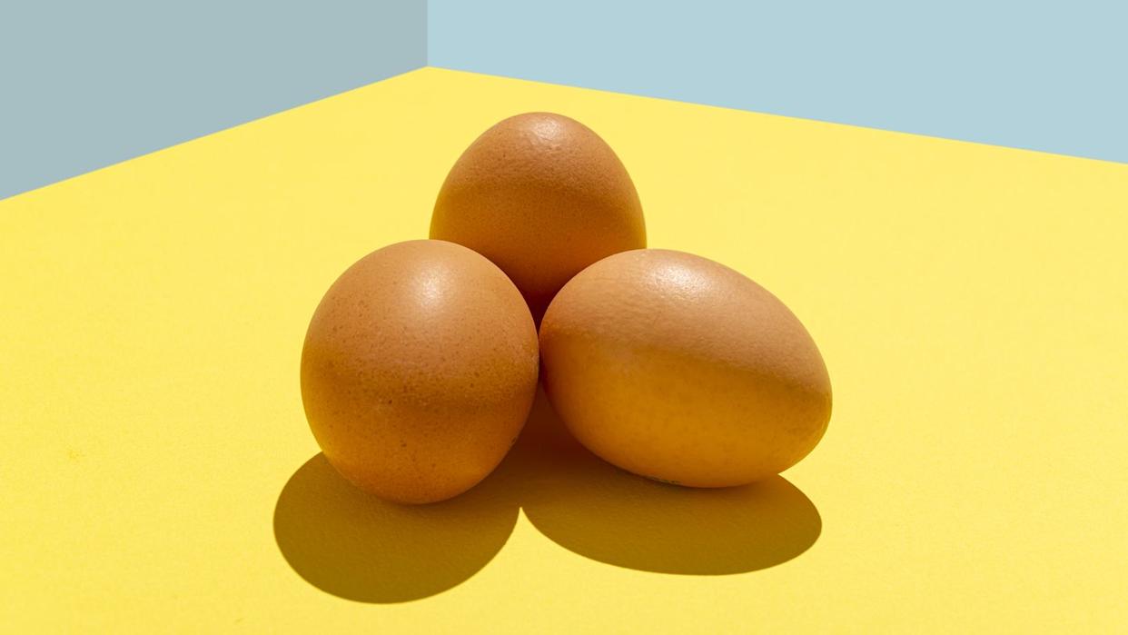 three eggs