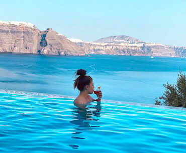 santorini summer Greece wellness