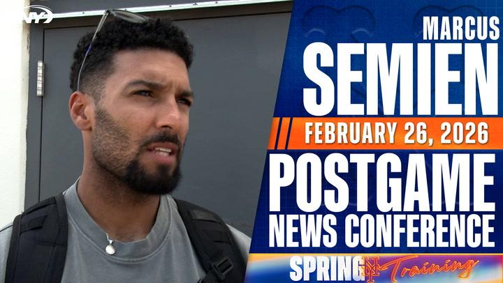 Marcus Semien on spring training home run and admiration for starter Nolan McLean