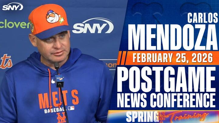 Carlos Mendoza assesses Carson Benge, Jonah Tong after latest Grapefruit League action