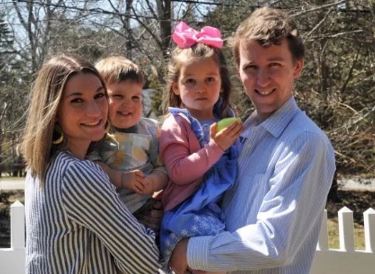 Lindsay, Patrick and two of their children