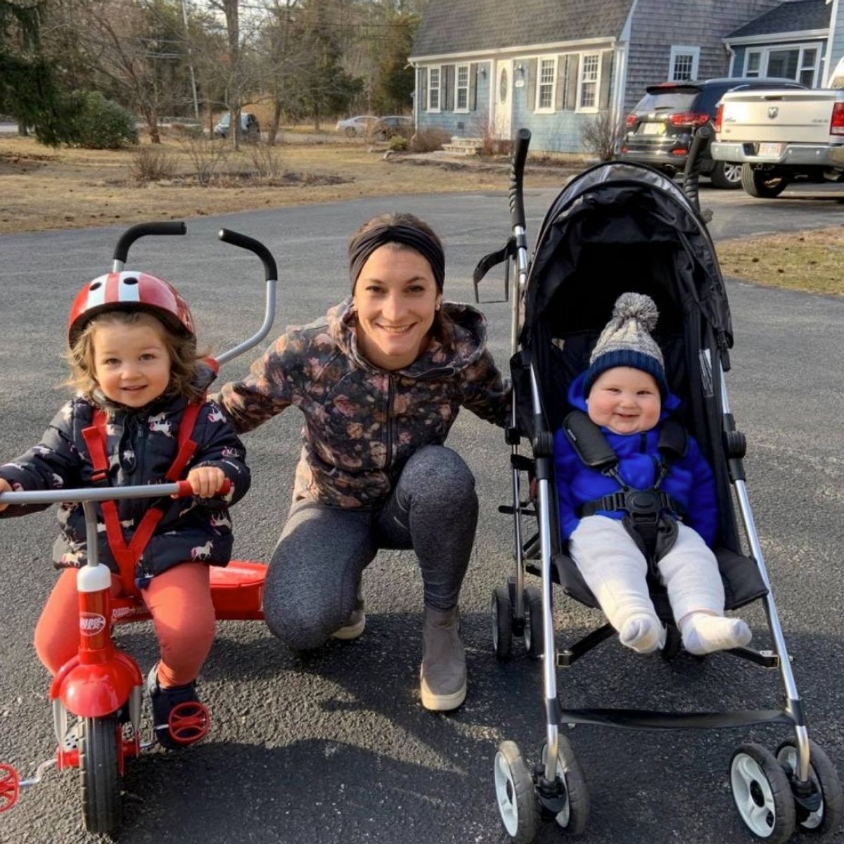 Lindsay with two of her children