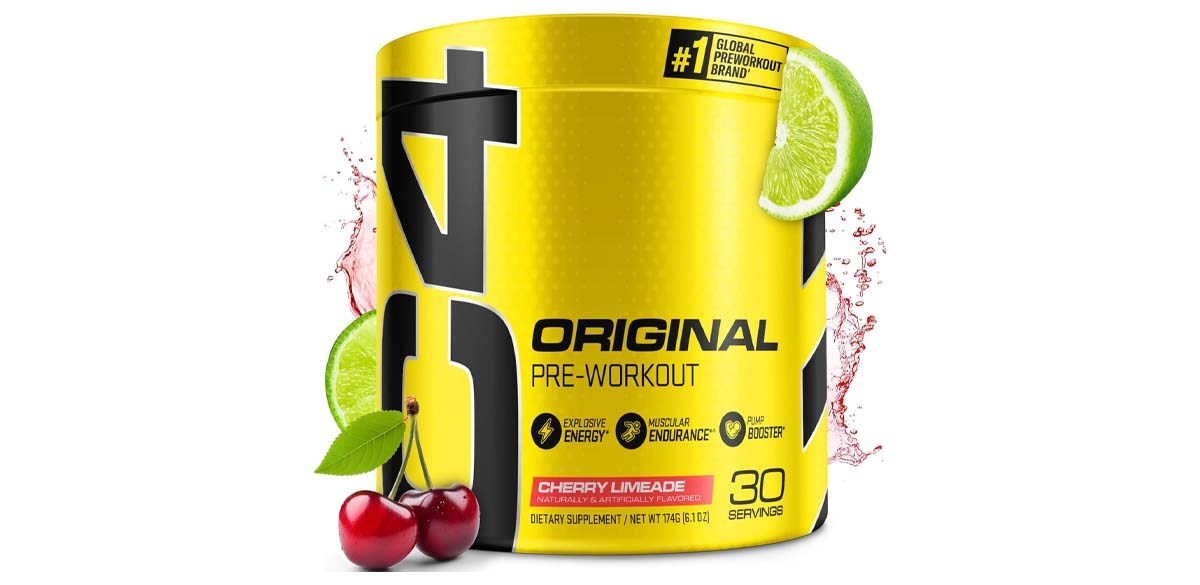 C4 Ripped Pre-Workout Powder Cherry Limeade