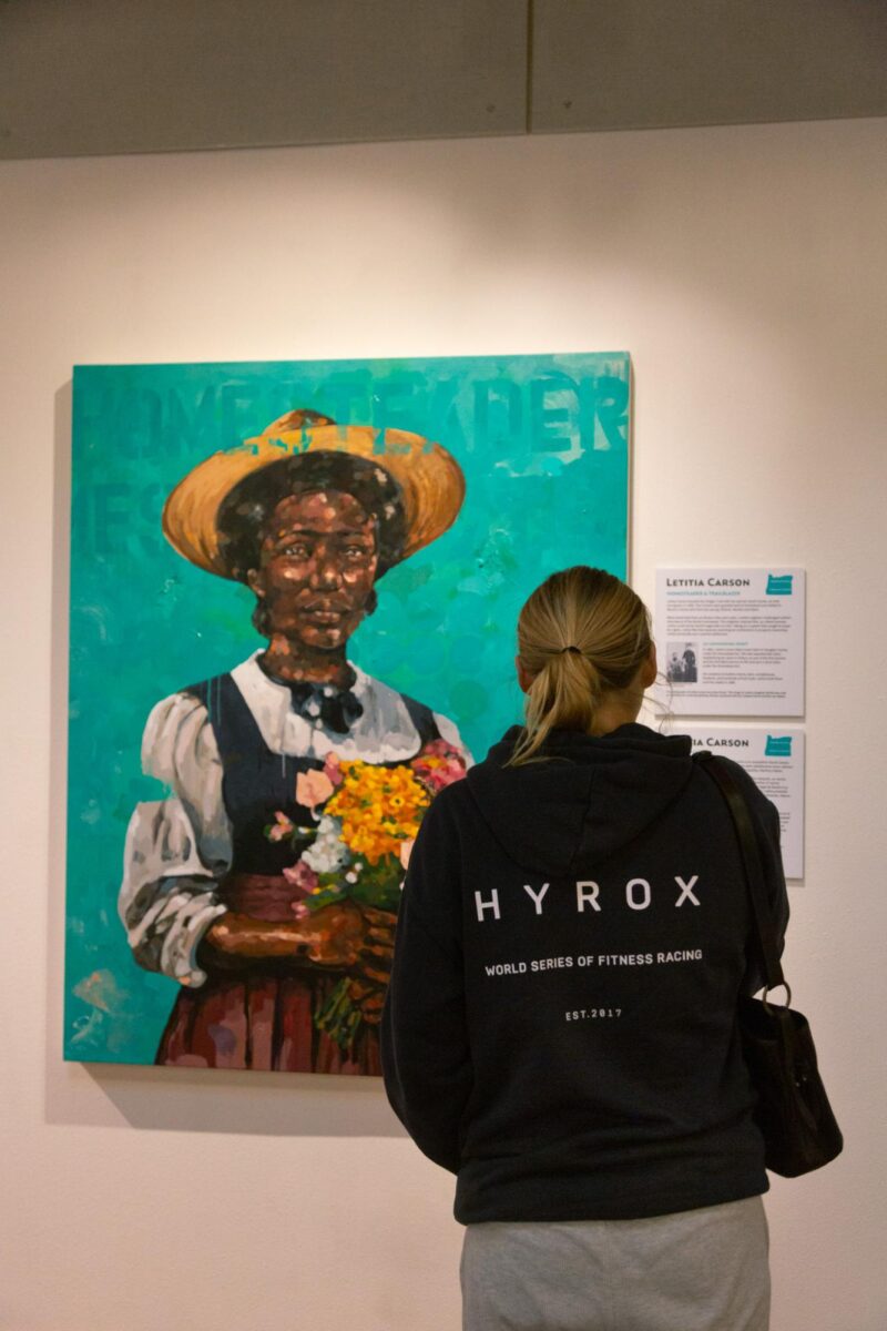 Museum of Natural and Cultural History's new exhibit: Re-evnisioned: Contemporary Portraits of Our Black Ancestors. (Roshni Ram/Emerald)