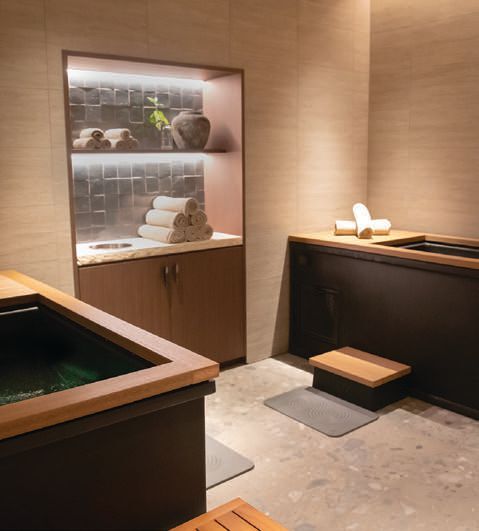 Cold plunging is on the menu at bluSONIL Photographed by CARRIE EVANS